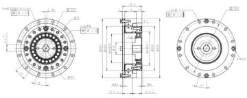 HMHG-Ⅱ-E Simple Unit (Flat & Integral Cam) Series Harmonic Gearing
