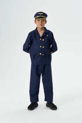 Boloparty Kids Halloween Cosplay Costumes - Children Pilot Airline Costumes
