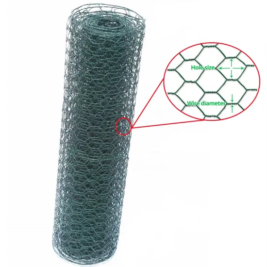 Green PVC Coated Garden Poultry Chicken Wire Netting