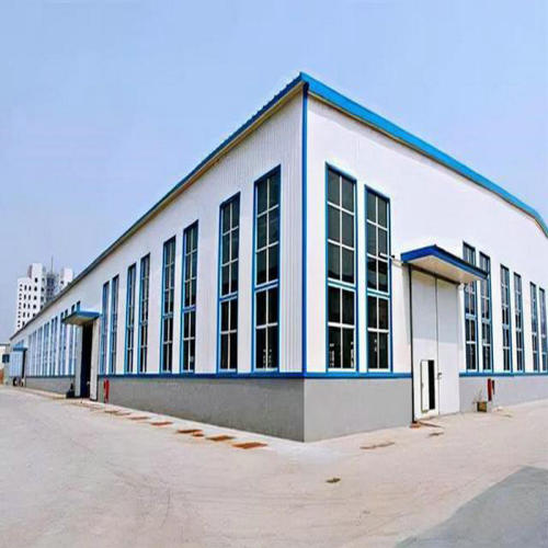 Grande extensão modular de estrutura de estrutura de aço industrial edifício
