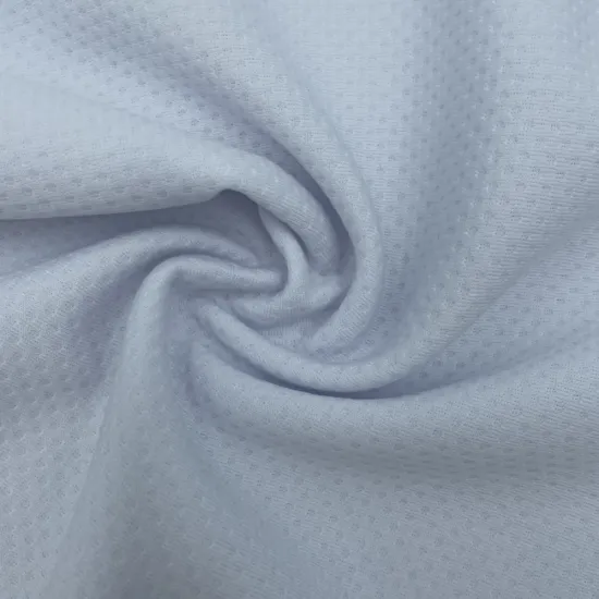 Breathable Sportswear Pure Polyester Dot Pique Cloth