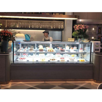 Großhandel 1,2 m Edelstahlkuchen -Display Kühlschrankkumpier - Runte