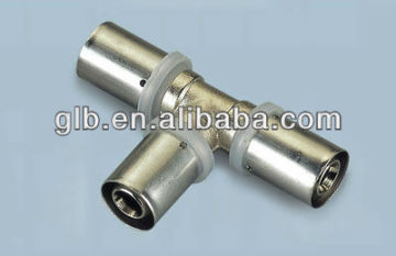 Brass Press Fittings - Equal Tee