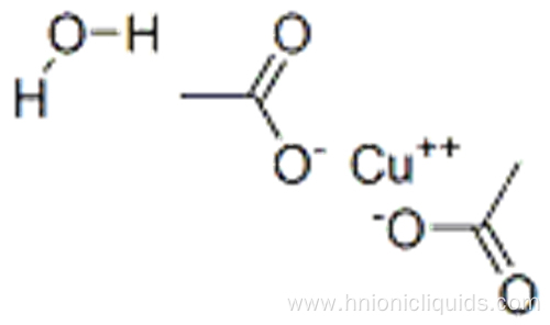 Acetic acid, copper(2+)salt, hydrate (9CI) CAS 66923-66-8
