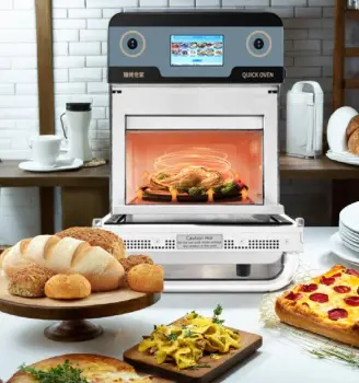 High-Speed Electric Commercial Convection Oven for Rapid Meat and Pizza Cooking