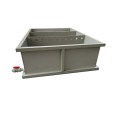 Customized chrome plated trough PP sewage pool