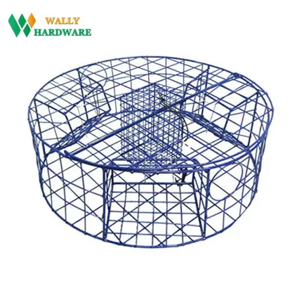 OEM/ODM China Factory Aquaculture Crab Crawfish Trap PVC Coated Welded Wire Mesh
