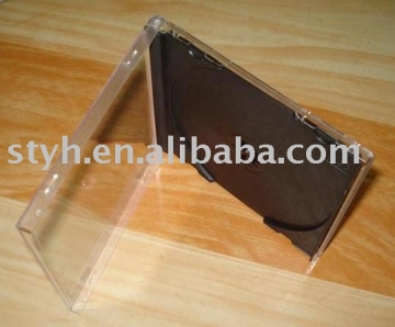 10mm transparent single cd case