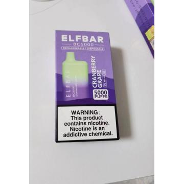 ईएलएफ बार 5000 डिस्पोजेबल वेप डिवाइस
