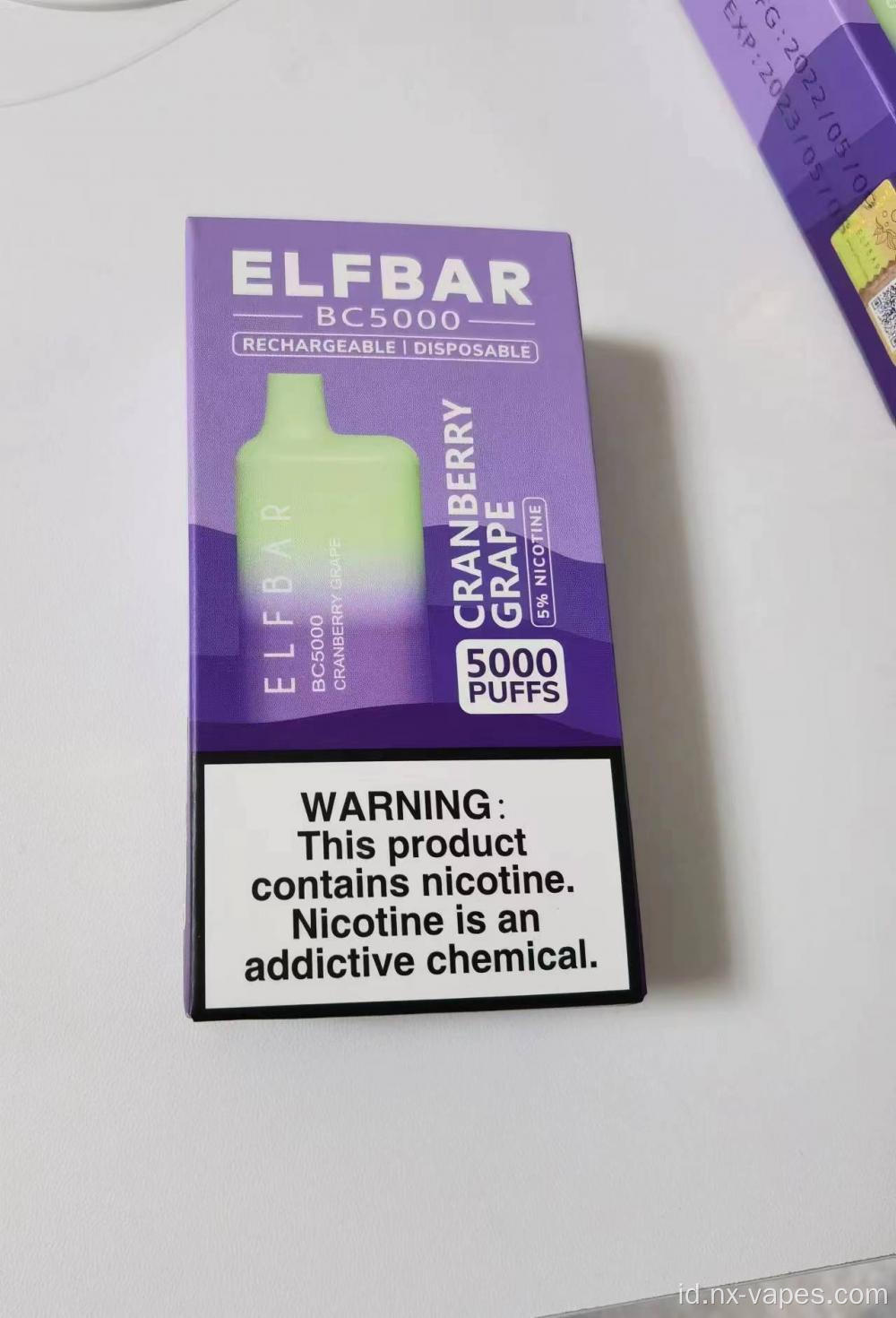 ELF BAR 5000 Perangkat Vape sekali pakai