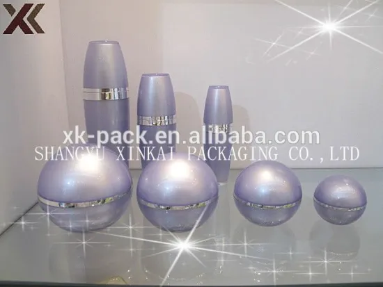 luxury skin care cosmetic cream ball shape container jar
