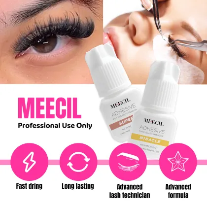 Korean Low Humidity Professional Eyelash Glue for Sensitive Eyes