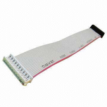 Flat Cable Connector with Ribbon Wire, Suitable for Electronic/Other Industries, SGS/CE Certificates