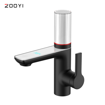 ZOOYI Water Saving Bathroom Tap: Intelligent Digital Display Faucet with Filter Element