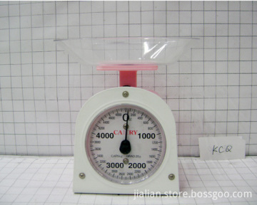 white kitchen scale