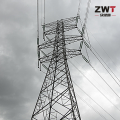 Torre de aço angular confiável para suporte de linha de energia