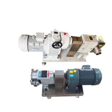 High Viscosity Transfer Pump: Stainless Steel Rotary Lobe Pump for Margarine, Corn Syrup, Cod, Coconut Oil
