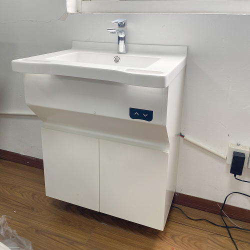 Electric Adjustable Height Bathroom Sink