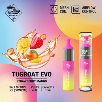 Tugboat Evo 4500 Puffs Disposable Vape Device Wholesale