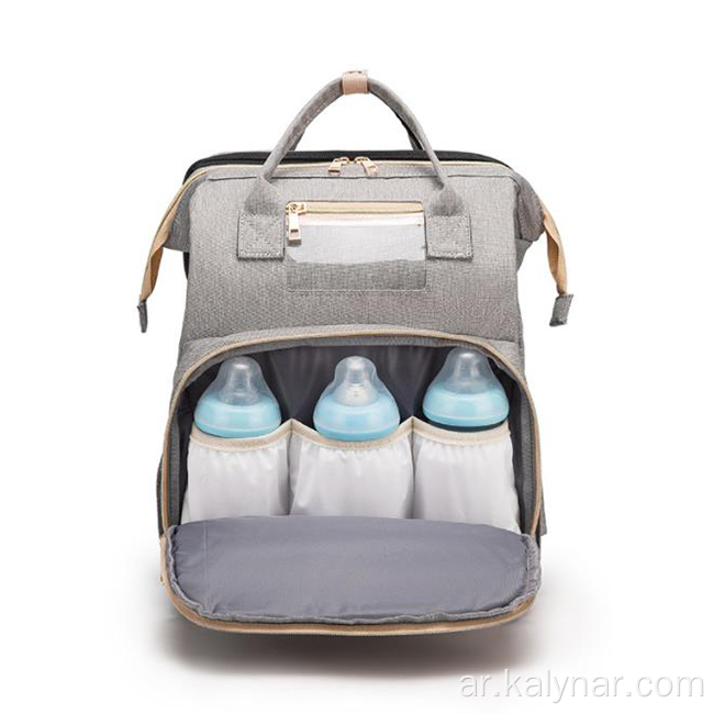 مجموعة حقيبة السفر لحفاضات الأطفال وحقيبة الظهر للعناية بالطفل