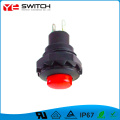 3A 125VAC on off Self-Locking Plastic Momentary Switch