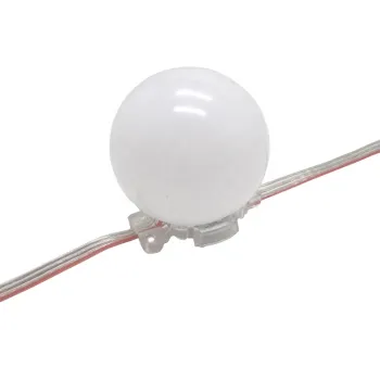 12V RGB Pixel LED Bulb - WS2811 Addressable 45mm 3cm Light