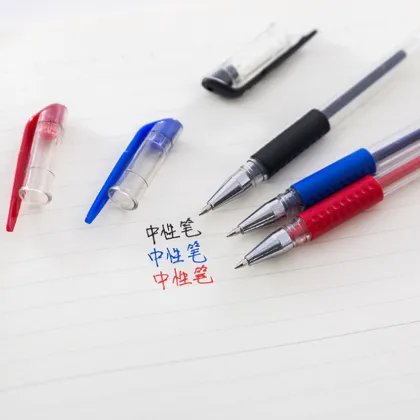 Blue Black Red Ink Gel Pen - Erasable Refillable Erasable Pen for School Writing