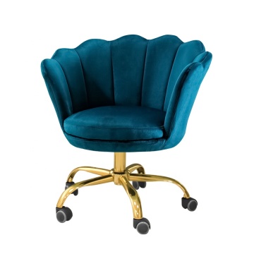 Height Adjustable Swivel Chair with Backrest for Home and Office