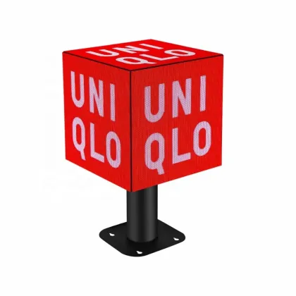 Outdoor Waterproof Wall Mounted P3.91 Magic Cube LED Screen 500x500mm