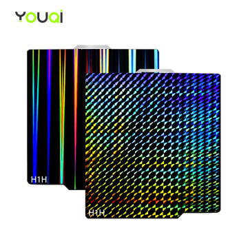 3D Printer Build Plate: YouQi Spring Steel Heated Bed (257x257mm) for Bambu Lab