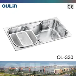 Oulin 304 stainless steel kitchen sink OL-330