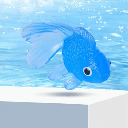 Floating Colorful TPR Goldfish Toy