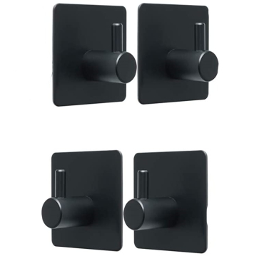 Rostbesichtige Edelstahl-Hochleistungs-Handtuchhaken für schwarze Mäntel und Roben