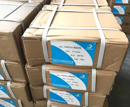 Electronic welding wire materials