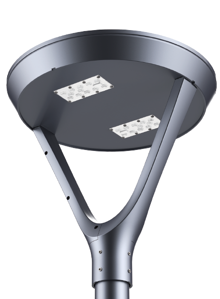 Mains/Solar LED Integrated Street Light Garden Light Head
