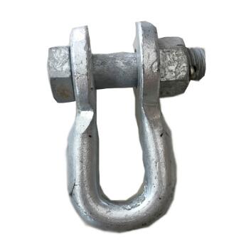 U Type Drop Forged Alloy Steel Hardware Shackle