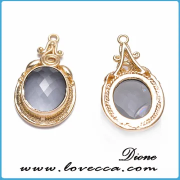 Fashion jewelry popular 12 month birthstone charms wholesale birthstone pendants