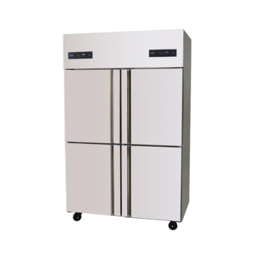 Commercial Stainless Steel 4 Door Refrigerator for Kitchen Freezer