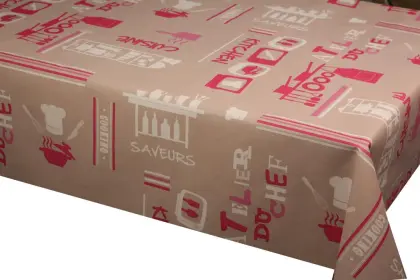 Pvc Printed fitted table covers Crate and Barrel