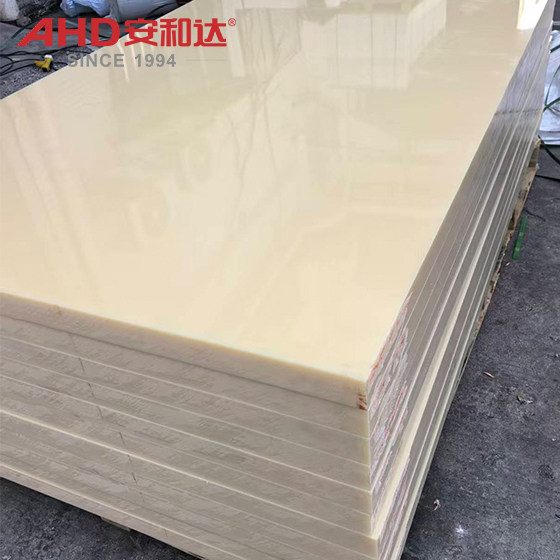 ABS sheet with clear protective film