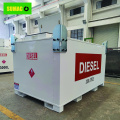 Serbatoio diesel in acciaio auto -bunito a doppia parete da 2000 litri