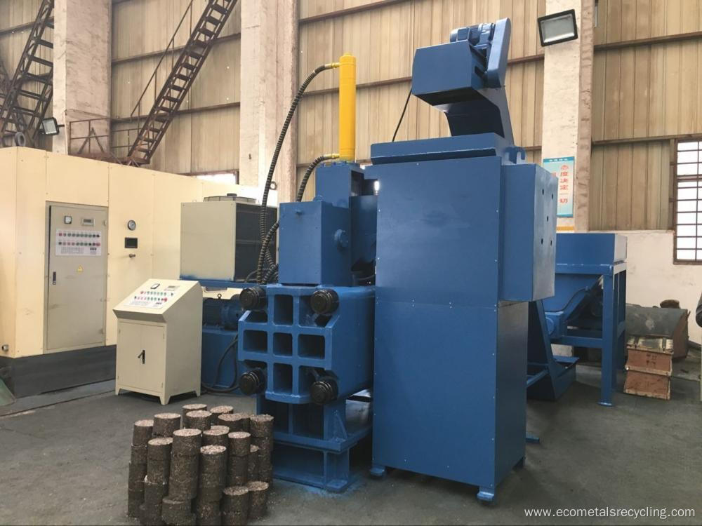 Horizontal Automatic Scrap Briquette Press for Steel