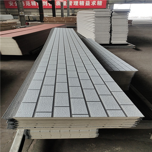 Green Building Material Heat Insulation Pu Foam Sandwich Panel Metal Carved Panels