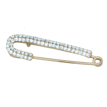 2.3" pin kerongsang dengan CZ diamond