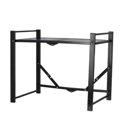 Kitchen Microwave Oven Rack: Free Installation and Storage Shelf