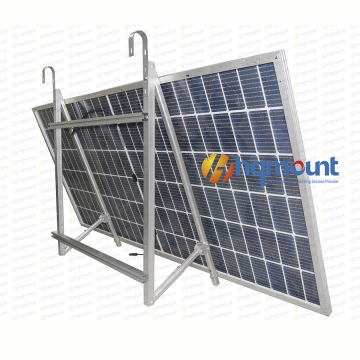 Balcony Kit Installation: Aluminum Triangle Plug-in Solar PV Mounting for Balcony Apartment