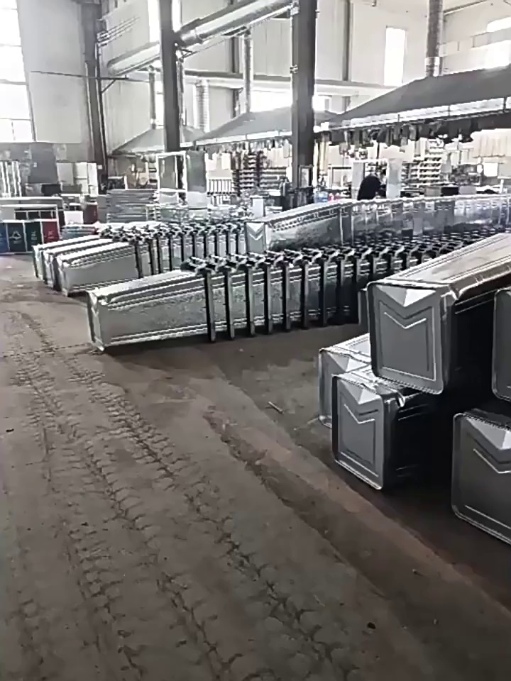 Customized Metal Trash Can 240L Iron Bin with Cart Attachment