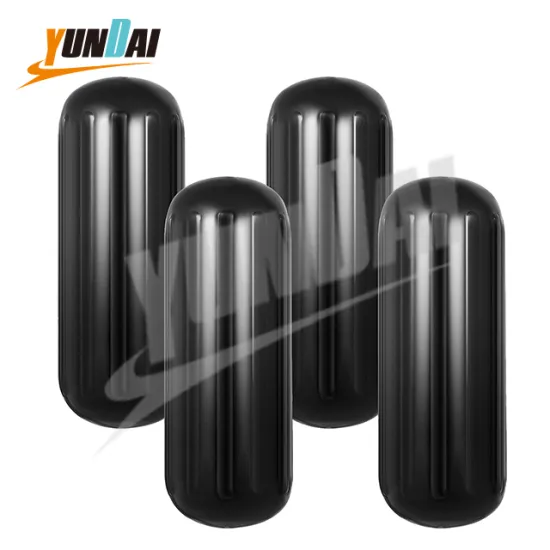 YUNDI 4 Pack Boat Fender with Ropes, Inflator, and Center Hole