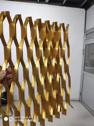 Akzonobel PVDF Expanded Metal Mesh for Wall Cladding and Ventilated Facades (5.5mm/6.0mm)