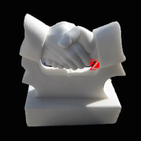 stone abstrct hand statue